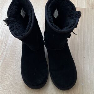 Kookaburra Women's Black Boots with bows size 7